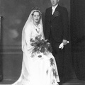 Margit och Gustaf Karlström,bröllopsfoto